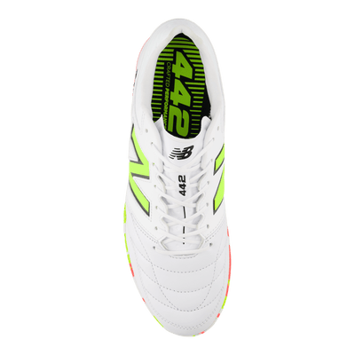 New Balance 442 V2 Pro Indoor Senior Football Boots - White