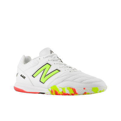 New Balance 442 V2 Pro Indoor Senior Football Boots - White