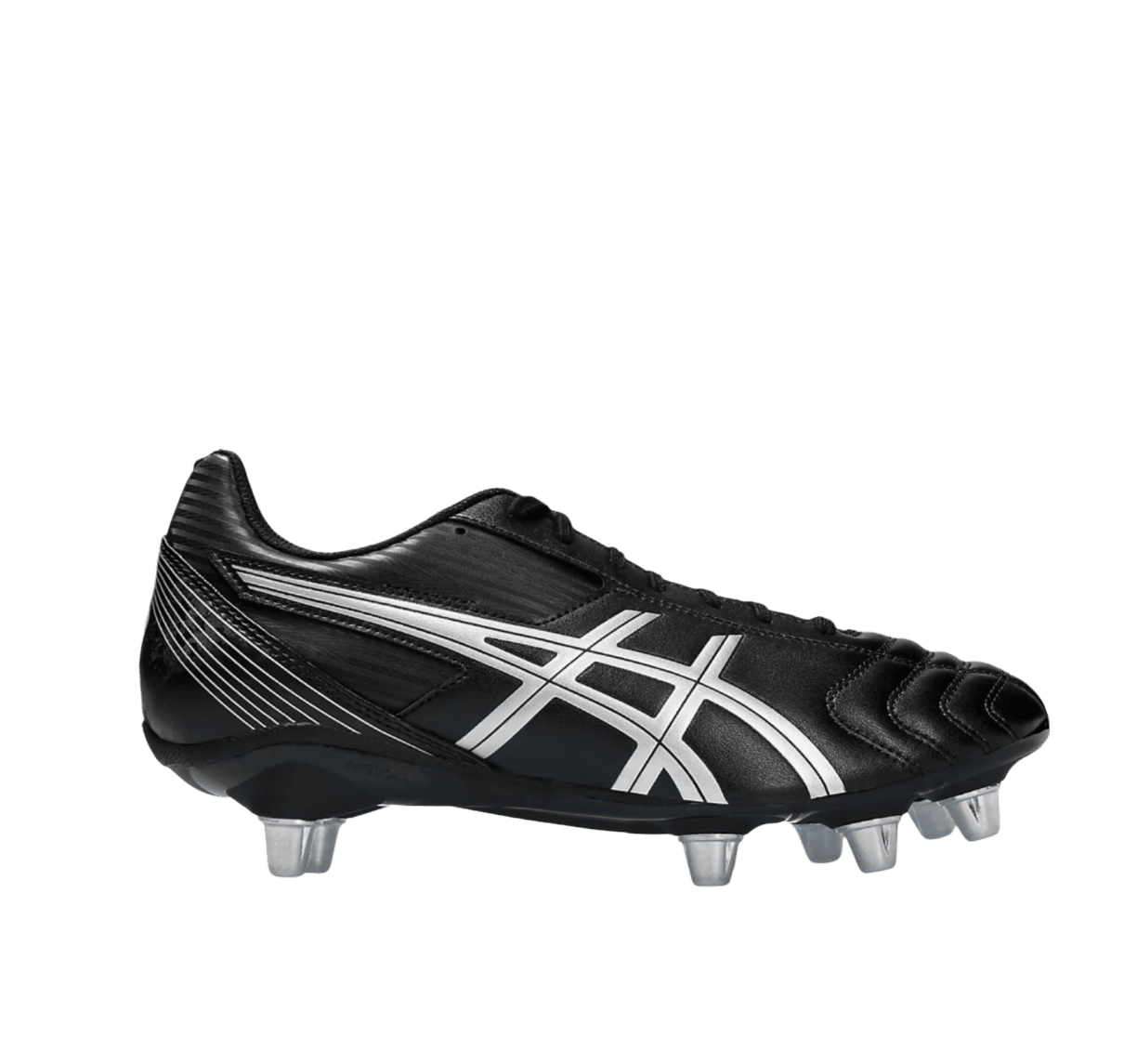 Asics Lethal Tackle SG Senior Rugby Boot Black/White