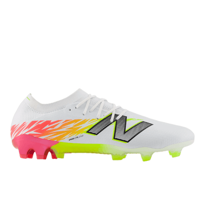 New Balance Furon V8 Elite FG Senior Football Boots - White/Pink/Yellow