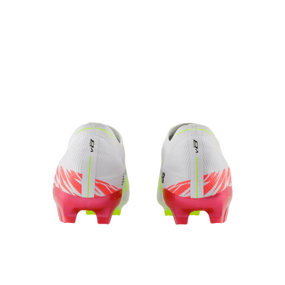 New Balance Furon V8 Elite FG Senior Football Boots - White/Pink/Yellow