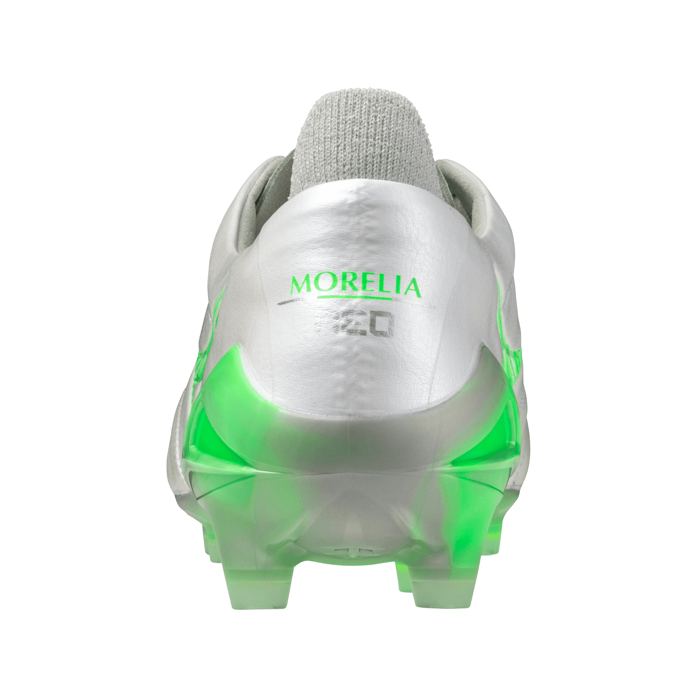 Mizuno Morelia Neo IV Elite FG Senior Football Boots - White/Neon Green