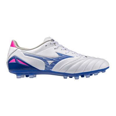 Mizuno Morelia Neo IV Pro AG Senior Football Boots - White/Turquoise/Pink