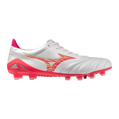 Mizuno Morelia Neo IV Elite FG Senior Football Boots - White/Pink Tetra - SPT Football | Australia True Football Destination