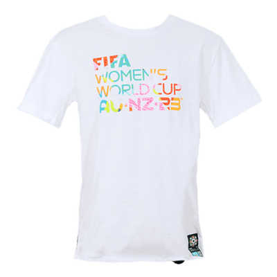 FIFA WWC 2023 Adults Wordmark SS Tee - White