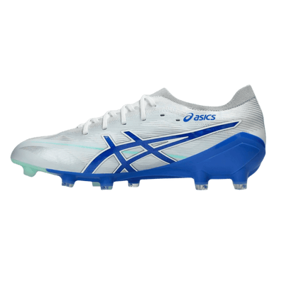 Asics Menace 5 FG Senior Football Boots - White/Illusion Blue