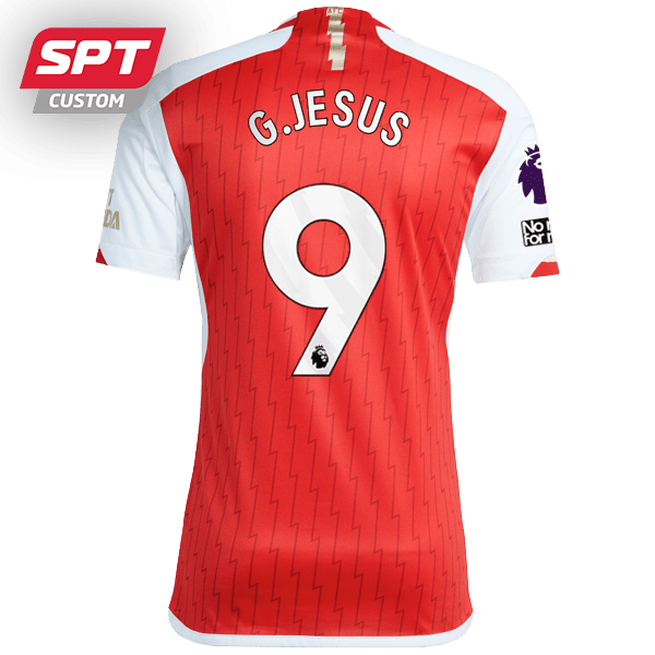 Gabriel Jesus #9 Arsenal FC Adults Home Jersey - 2023/24