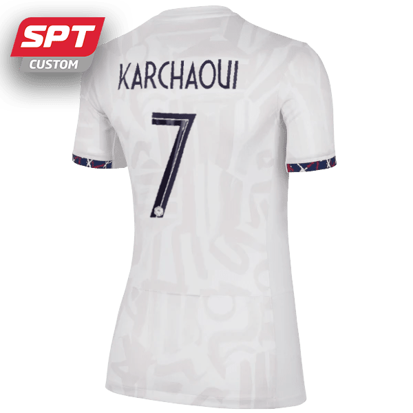 Sakina Karchaoui #7 France National Womens Away Jersey - 2023