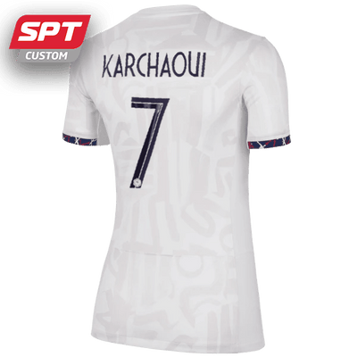 Sakina Karchaoui #7 France National Womens Away Jersey - 2023
