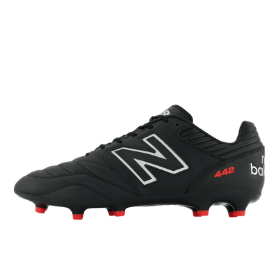 New Balance 442 V2 Pro FG Senior Football Boots - Black/White