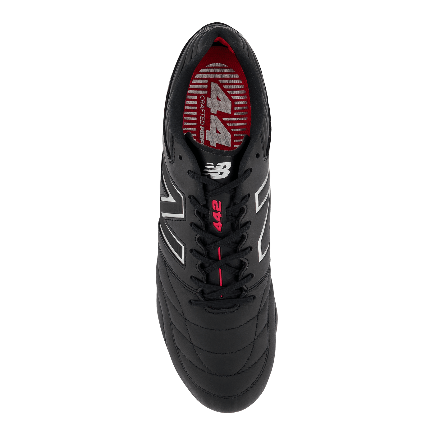 New Balance 442 V2 Pro FG Senior Football Boots - Black/White