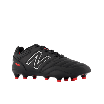 New Balance 442 V2 Pro FG Senior Football Boots - Black/White