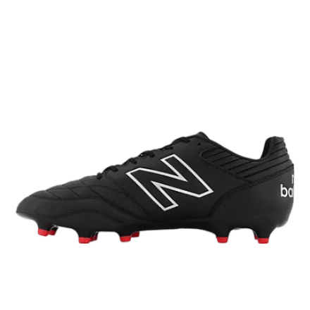 New Balance 442 V2 Team FG Senior Football Boot Black/White 2E Width