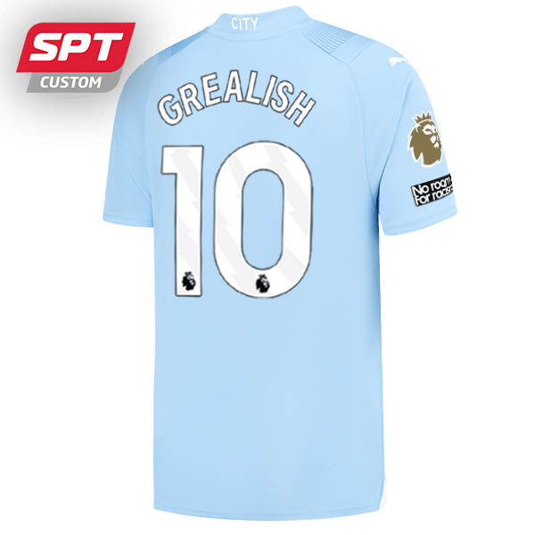 Jack Grealish #10 Manchester City Adults Home Jersey - 2023/24
