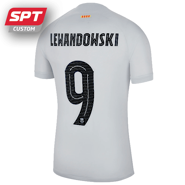 Lewandowski #9 - Nike Barcelona Adults 3rd Jersey